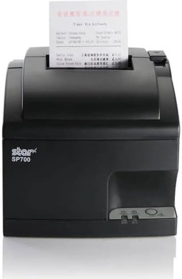 Alt view image 8 of 13 - Star Micronics 37966050 SP700 Series Impact Dot Matrix Receipt Printer, Ethernet, CloudPRNT, WLAN, USB, Two Peripheral USB, Cutter, Gray - SP742MW GRY US