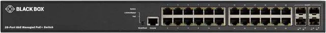 Alt view image 3 of 3 - Black Box LPB3000 Ethernet Switch LPB3028A