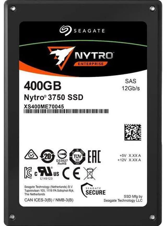 Alt view image 3 of 8 - Seagate Nytro 3750 400 GB SSD Write Intensive internal 2.5" Model XS400ME70045