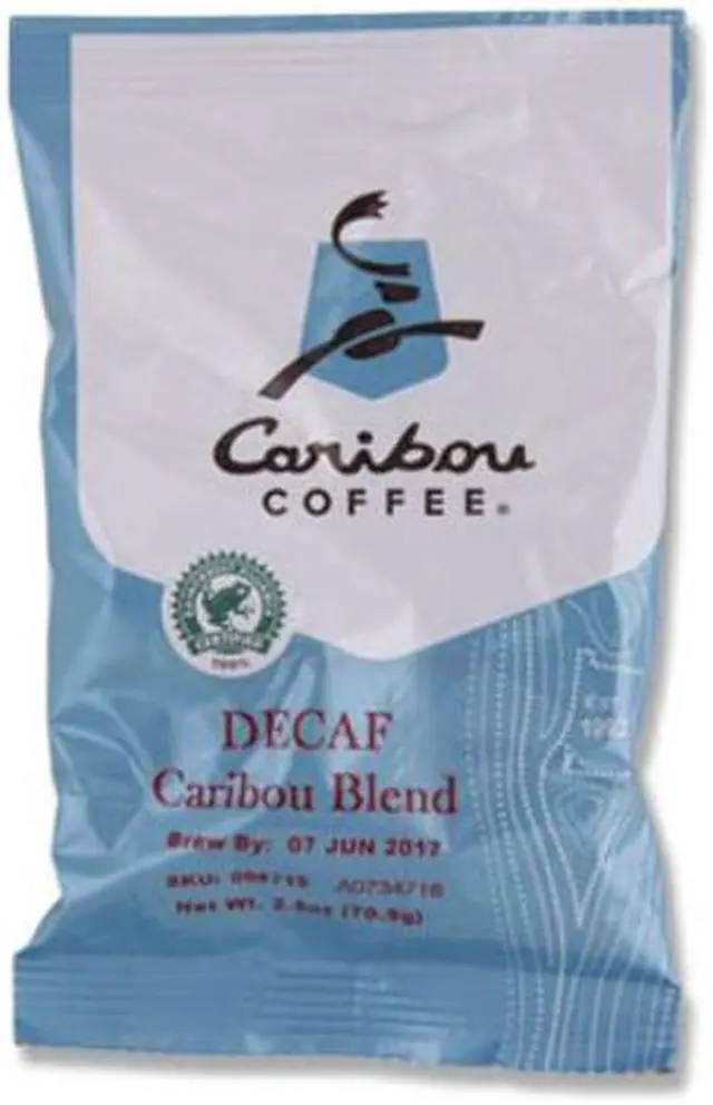 Alt view image 3 of 5 - Decaf Caribou Blend Coffee Fractional Packs 2.5 oz 18/Carton 008715