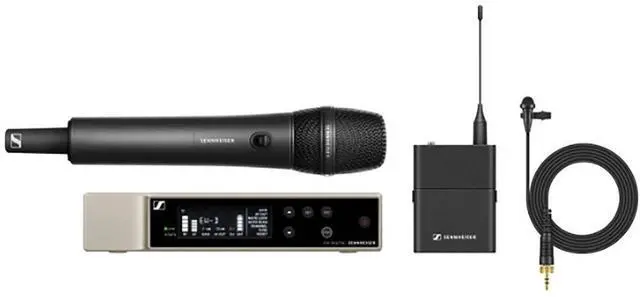 Alt view image 16 of 18 - Sennheiser EW-D ME2/835-S SET Digital Wireless Combo Microphone System (R1-6: 520 to 576 MHz)
