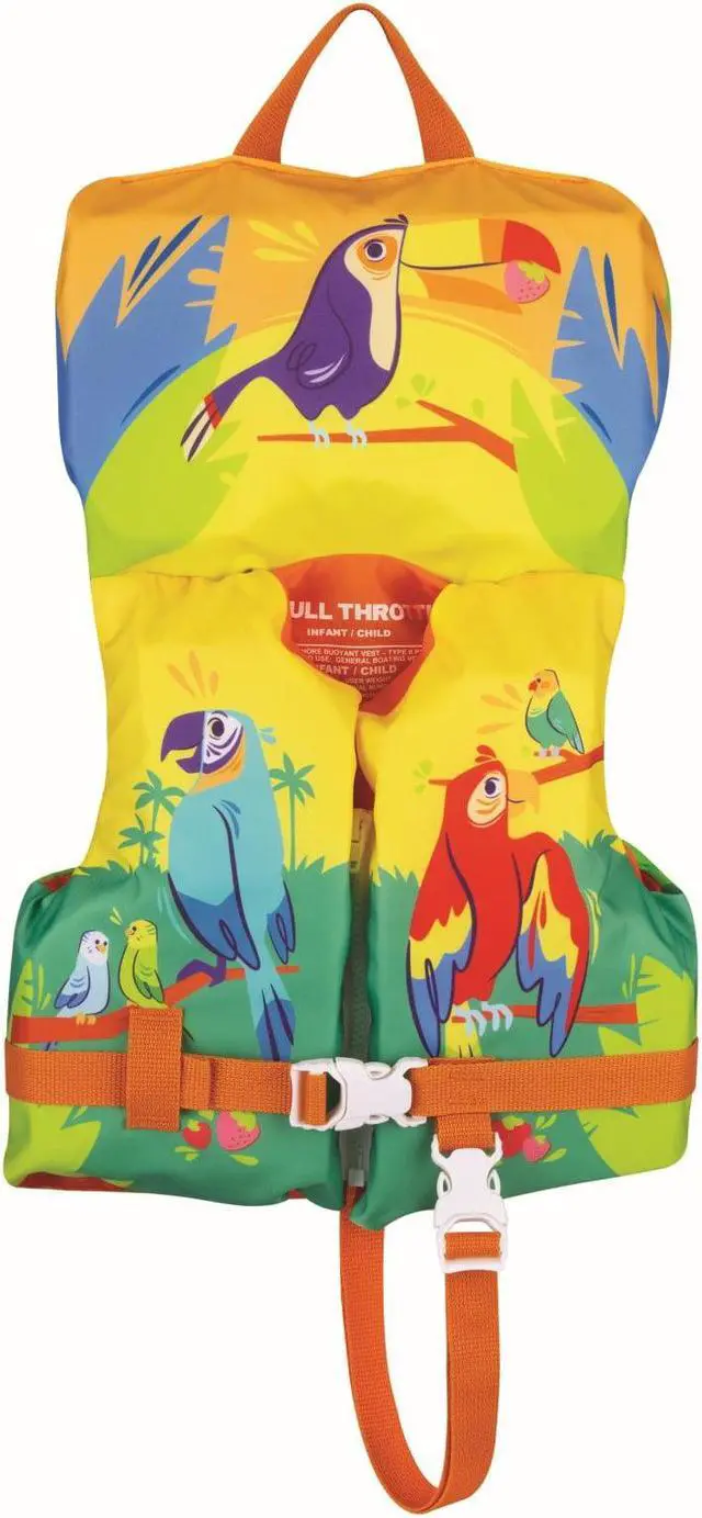 Alt view image 3 of 5 - Full Throttle 104200-300-000-22 Infant/Child Life Jacket - Toucan