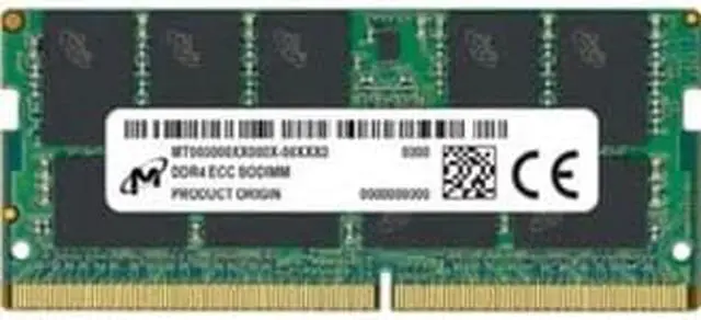 Alt view image 3 of 3 - Crucial 16GB DDR4 SDRAM Memory Module MTA9ASF2G72HZ3G2R