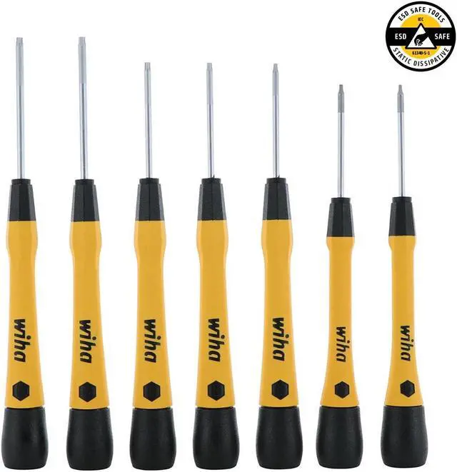 Alt view image 3 of 3 - Wiha Tools ESD Safe Screwdriver Set, NmPcs7  27892