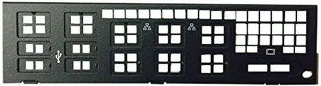 Alt view image 5 of 5 - Supermicro MCP-260-00100-0B 1U I O Shield for X10SDV-TP4F in SC510 SC505 SC504