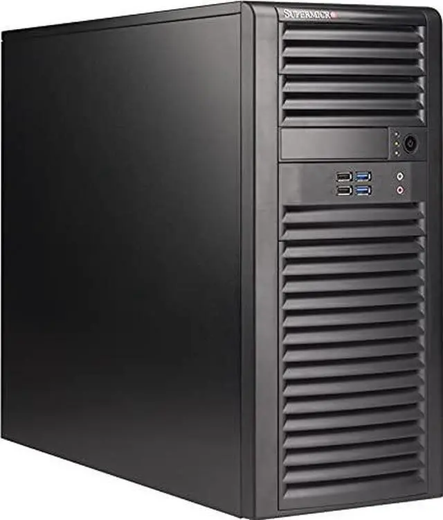 Alt view image 2 of 2 - Supermicro Cse-732D4-668B Mid Tower Chassis With 668W Power Supply