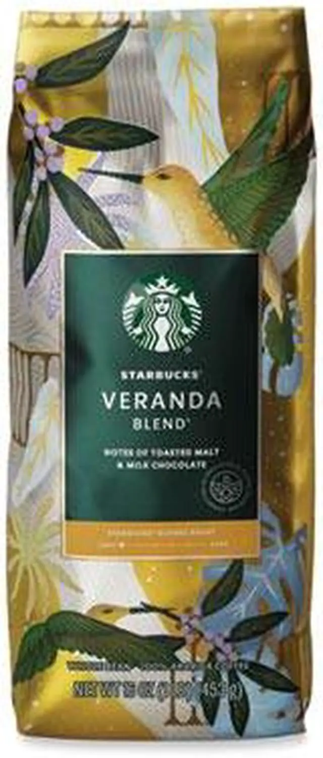 Alt view image 3 of 3 - Starbucks Veranda Blend Coffee Whole Bean 1lb Bag 6Ct SBK12523486CT