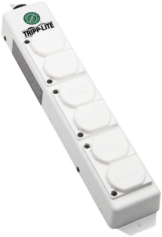 Alt view image 5 of 19 - Tripp Lite Medical Power Strip 6-outlet 6ft Cord Health Care Facility Outlet Assemblies