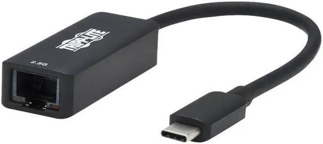 Alt view image 9 of 10 - Tripp Lite USB-C to RJ45 Gigabit Ethernet Network Adapter (M/F) - USB 3.2 Gen 1, 2.5 Gbps Ethernet - Gigabit Ethernet Adapter USB 3.2 (Gen 1) Type C - 320 MB/s Data Transfer Rate - 1 Port(s) - 1 - Twi