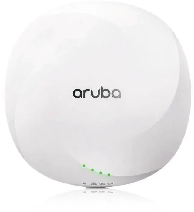 Alt view image 2 of 2 - Aruba AP-635 Tri Band 802.11ax 3.90 Gbit/s Wireless Access Point - Indoor - TAA Compliant - 2.40 GHz, 5 GHz, 6 GHz - Internal - MIMO Technology - 2 x Network (RJ-45) - 2.5 Gigabit Ethernet - PoE Ports
