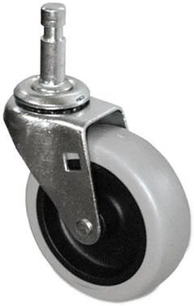 Alt view image 5 of 5 - Rubbermaid Commercial Casters,3",F/6120&6152 FG6111L3GRAY