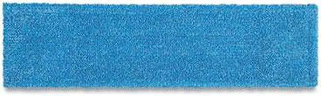 Alt view image 2 of 2 - Adaptable Flat Mop Pads Microfiber 19.5 x 5.5 Blue 2132427