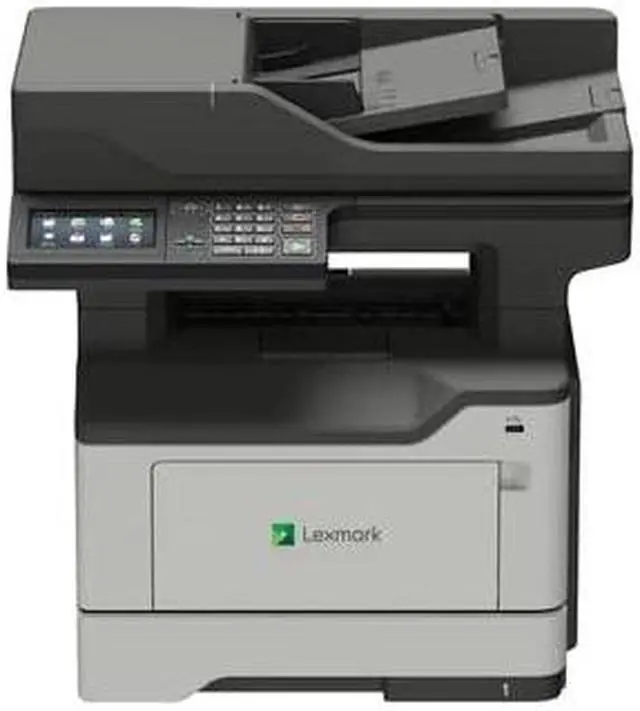 Alt view image 3 of 6 - Lexmark MX521ade - Monochrome Laser - Duplex (2-sided) Printing: Integrated Duplex - Print Speed: Up to 46 ppm - Recommended Monthly Page Volume: 2000 - 15000 pages - 36S1439