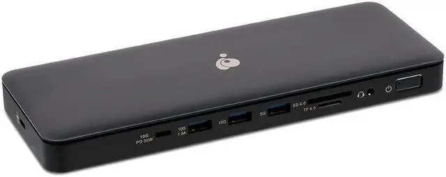 Alt view image 9 of 20 - IOGEAR Docking Station Dock Pro USB4 8K Triple View - GUD4C8K3