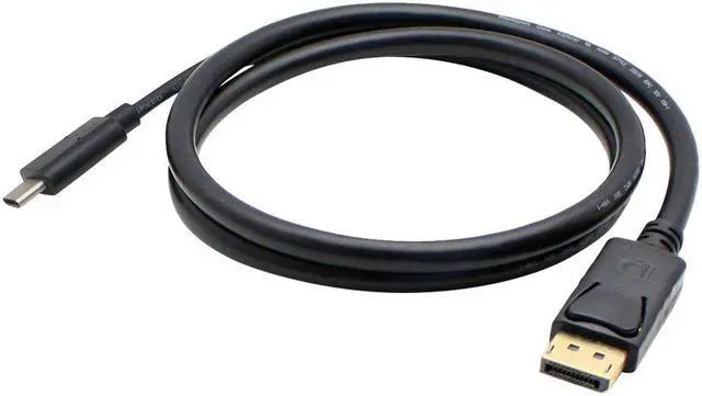 Alt view image 3 of 5 - addon 3ft usb 3.1 (c) male to displayport male black cable