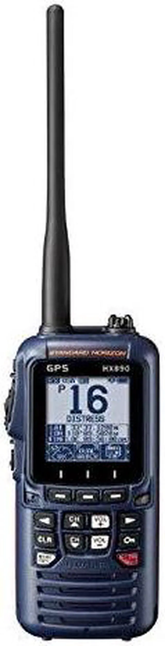Alt view image 3 of 4 - Standard Horizon HX890NB Vhf-hh, 6 Watt, W/gps&fm Rcvr, Blue