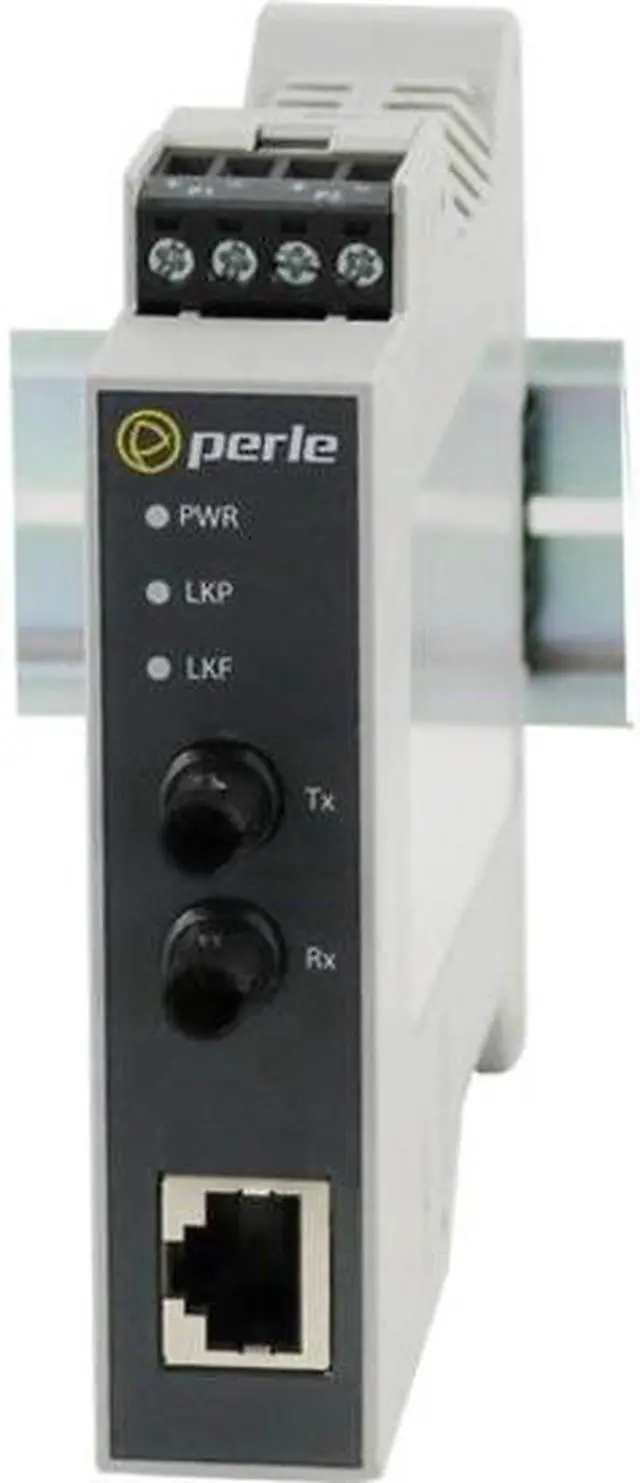 Alt view image 6 of 6 - Perle SR-100-ST2-XT Transceiver/Media Converter 05091210
