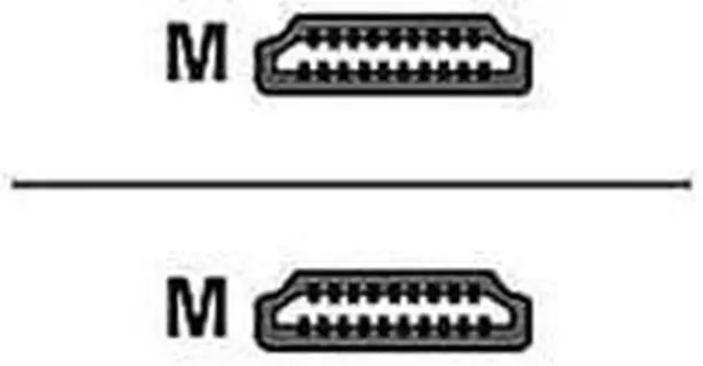 Alt view image 2 of 2 - AddOn 3ft HDMI 1.4 Male to Male Black Cable For Resolution Up to 4096x2160 DCI 4K HDMI2HDMI3F