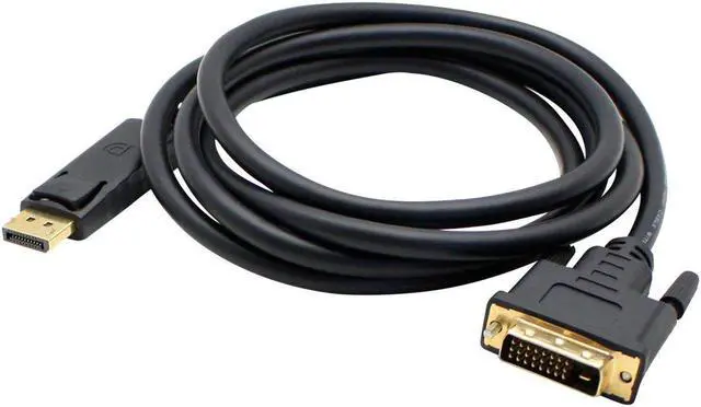 Alt view image 6 of 6 - AddOn 3ft DisplayPort Male to DVI-D Male Black Adapter Cable (Requires DP++)