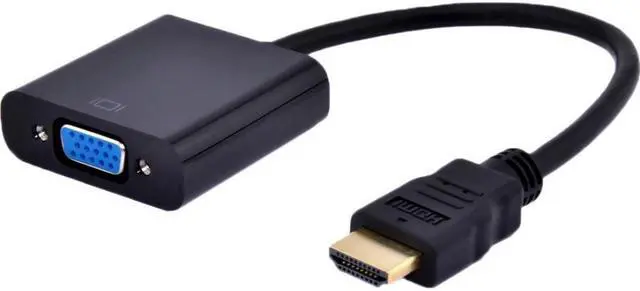 Alt view image 4 of 4 - 4XEM 4XHDMIVGAFAB HDMI To VGA Adapter - Black