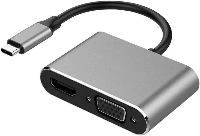 Alt view image 3 of 3 - 4XEM 4-in-1 HDMI, VGA, Power Delivery USB-C Dock