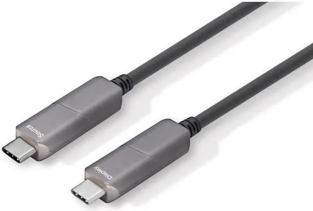 Alt view image 2 of 2 - 4XEM 15M Fiber USB Type-C Cable 4K@60HZ 21.6 Gbps 4XUSBCFIBER15M