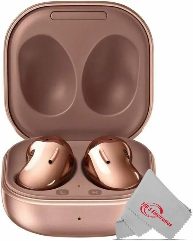 Alt view image 19 of 20 - samsung galaxy buds live, true wireless earbuds w/active noise cancelling (wireless charging case included), mystic bronze (us