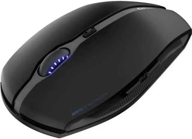 Alt view image 2 of 9 - cherry gentix bt wireless bluetooth mouse, multi-device function for up to 3 devices, switchable resolution (1k/2k dpi), 7 buttons and scroll wheel, battery operated (black)