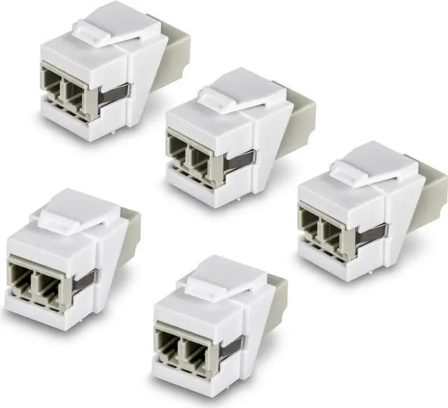 Alt view image 15 of 16 - TRENDnet TC-K05LC, LC Duplex Fiber Optic Keystone Coupler Jacks 5-Pack