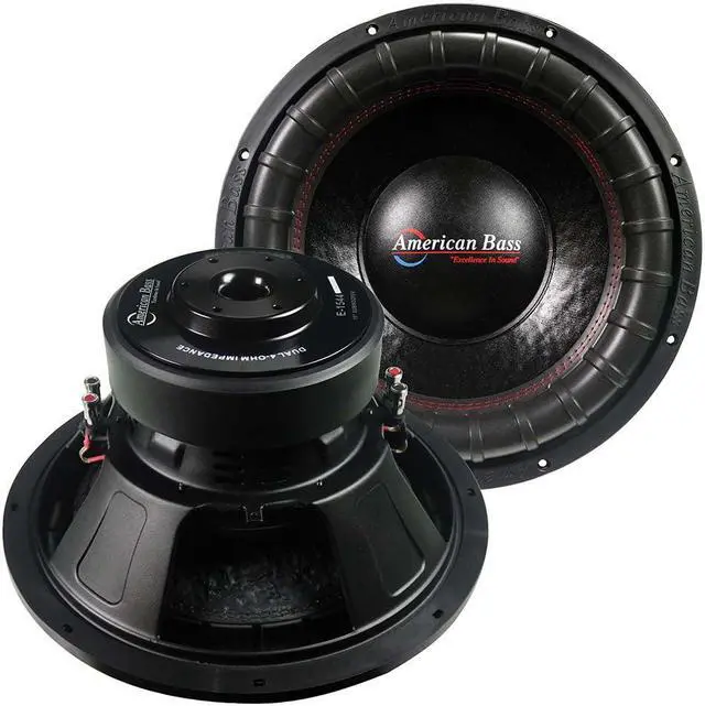Alt view image 7 of 8 - American Bass 1200 W RMS Power 15" (DVC 4-ohm) Subwoofer Elite 1544 Series