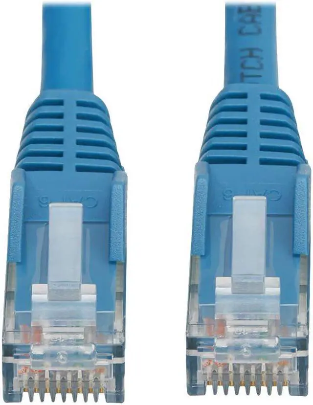 Main image of Tripp Lite Cat6 Gigabit Snagless Molded UTP Ethernet Cable (RJ45 M/M), PoE, LSZH, Blue, 7 m - 22.97 ft Category 6 Network Cable for Network Device, PoE Device, Access Control Device, VoIP Device, Secu