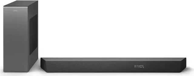 Alt view image 9 of 11 - Philips TAB8507B37 600W Soundbar 3.1 with Wireless Subwoofer