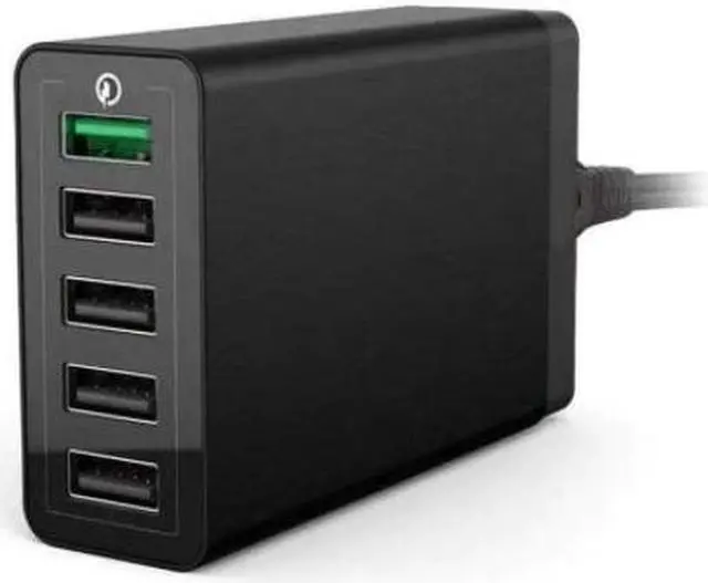 Alt view image 3 of 3 - 5PORT 40W 8AMP USBA CHARGER