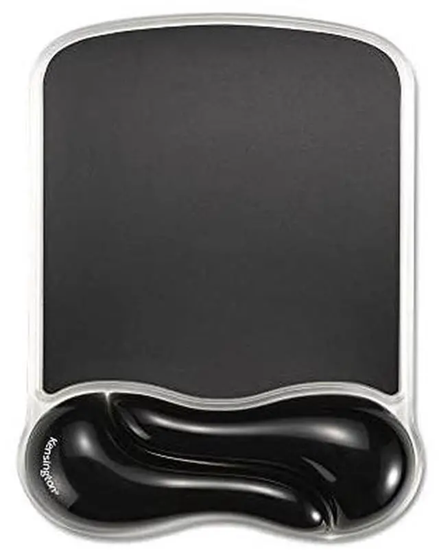 Alt view image 2 of 8 - Kensington Duo Gel Wave Mouse Pad & Wrist Rest Black K62413WW