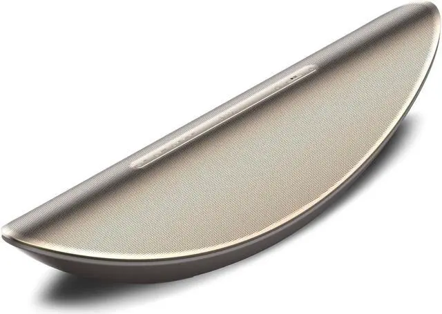 Alt view image 8 of 8 - Cleer CRESCENT1WFGLDUS Smart Audio Speaker, SoundShaping Technology with Unique Room DSP Enabling 3 Different Sound Mode