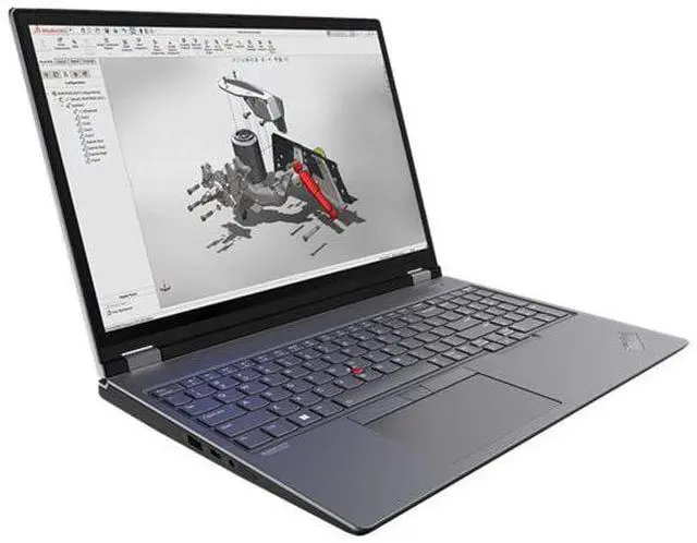 Alt view image 9 of 20 - Lenovo ThinkPad P16 Gen 2 16.0" Intel Core i7-13700HX NVIDIA RTX 2000 32GB Memory 1TB Storage Windows 11 Pro 21FA002TUS
