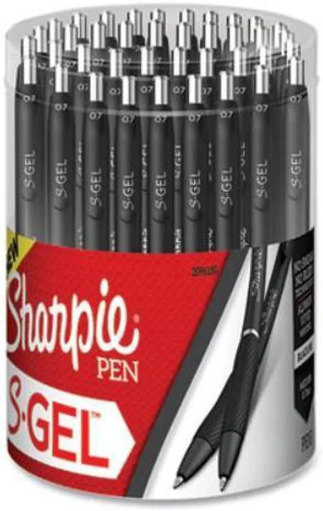 Alt view image 9 of 9 - Sharpie S-Gel Gel Pen Medium Point Black Ink 36/Pack 2096180