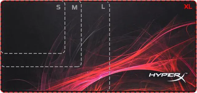 Alt view image 10 of 10 - HyperX 4P5Q8AA Fury S XL Gaming Mouse Pad