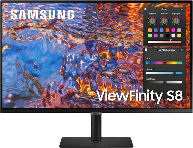 Alt view image 4 of 4 - Samsung ViewFinity S32B804PXN 32" 4K UHD LCD Monitor - 16:9 - Black - 32" Class - In-plane Switching (IPS) Technology - 3840 x 2160 - 1.07 Billion Colors - 400 Nit - 5 ms - 60 Hz Refresh Rat