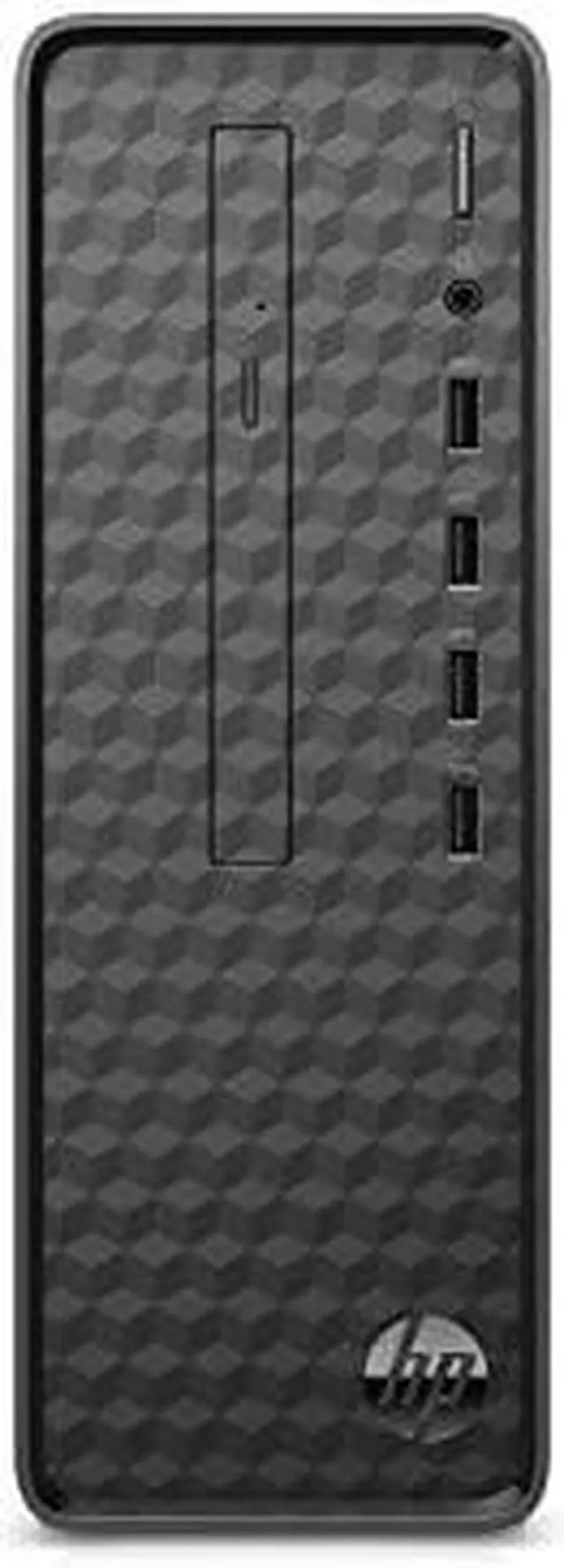 Alt view image 4 of 5 - HP Slim Desktop Computer Intel Celeron J4025 8GB RAM 256GB SSD Intel UHD Graphics 600 Dark Black - Intel Celeron J4025 - Intel UHD Graphics 600 - 8 GB RAM - HP black wired keyboard and mouse combo - 2