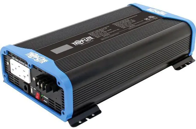 Alt view image 2 of 8 - Tripp Lite 1000W Light-Duty Compact Power Inverter PINV1000SW120