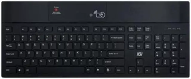 Alt view image 6 of 6 - KEY SOURCE INTERNATIONAL 104 USB KB W/RFID DUAL FREQ READER & CLEANING BUTTON