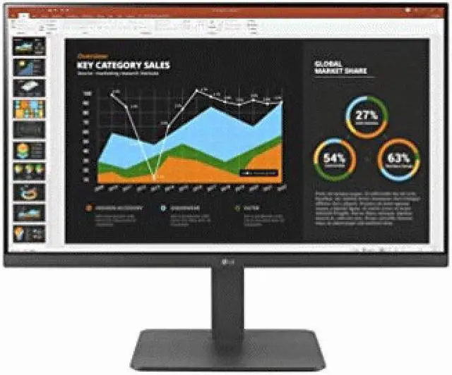 Alt view image 4 of 11 - LG 27BR650B-C 27" Full HD LCD Monitor - 16:9 - 27" Class - In-plane Switching (IPS) Technology - 1920 x 1080 - HDMI - DisplayPort