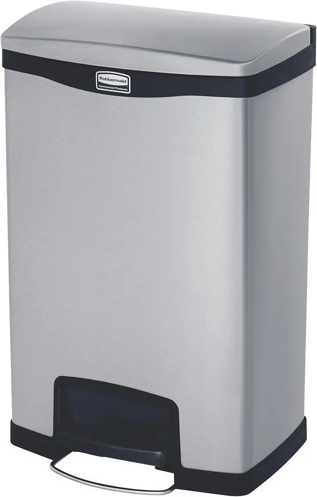 Alt view image 15 of 15 - Rubbermaid Commercial Slim Jim Waste Container 1901992