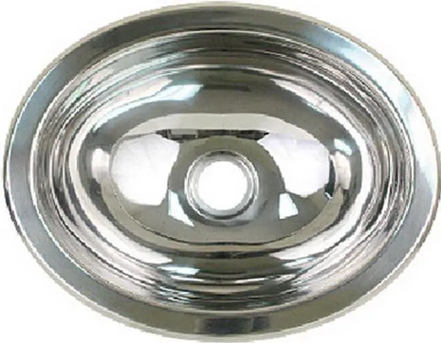 Alt view image 3 of 4 - SCANDVIK 10280 10280 Stainless Steel Oval Basin
