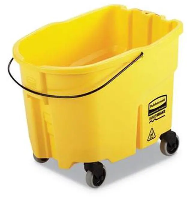 Alt view image 6 of 6 - WaveBrake 2.0 Bucket, 8.75 gal, Plastic, Yellow