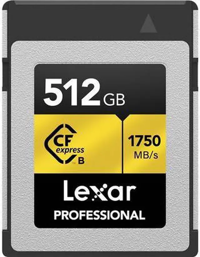 Alt view image 5 of 5 - Lexar 512GB Professional CFexpress Type B Card GOLD Series
