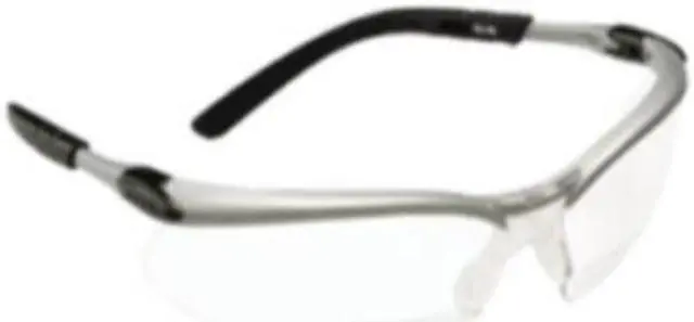 Alt view image 3 of 4 - 3M BX Reader Protective Eyewear Silver Frame Clear Lens +2.5 Diopter - MMM11376