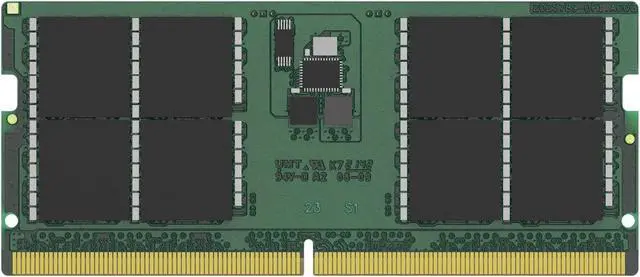 Alt view image 2 of 6 - Kingston 32GB DDR5 SDRAM Memory Module - For Notebook - 32 GB - DDR5-5600/PC5-44800 DDR5 SDRAM - 5600 MHz Dual-rank Memory - CL46 - 1.10 V - Non-ECC - Unbuffered - 262-pin - SoDIMM -KCP556SD8-32
