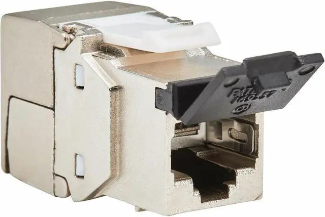 Alt view image 2 of 9 - Tripp Lite by Eaton Cat8 STP Shielded Tool-Free Keystone Jack 568A/568B TAA N238SHC8TF1